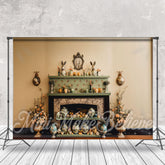 Aperturee - Vintage Vase Desk Floral Photography Easter Backdrop